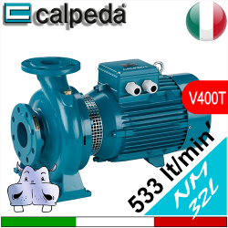 Elettropompe Monogirante Calpeda NM32L 16C - 32L 16B - 32L 16A - 32L 20C - 32L 20B - 32L 20A Alimentazione elettrica trifase 400Vac