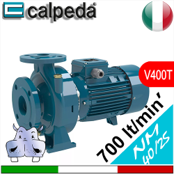 Elettropompe Monogirante Calpeda NM40 25CC - 40 25BC - 40 25AC Alimentazione elettrica trifase 400Vac