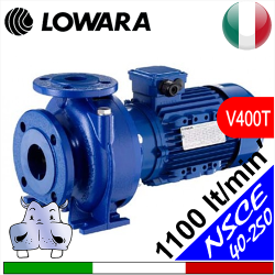 Lowara Elettropompa normalizzata in ghisa NSCE 40-250 trifase