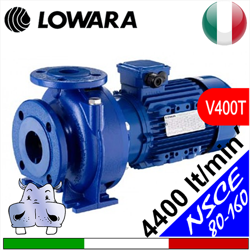 Lowara Elettropompa normalizzata in ghisa NSCE 80-160 trifase
