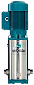 pompa multistadio silenziosa per autoclave Calpeda risparmio energetico elevate prestazioni per aumentare la pressione nell impianto di casa verticale acciaio inox