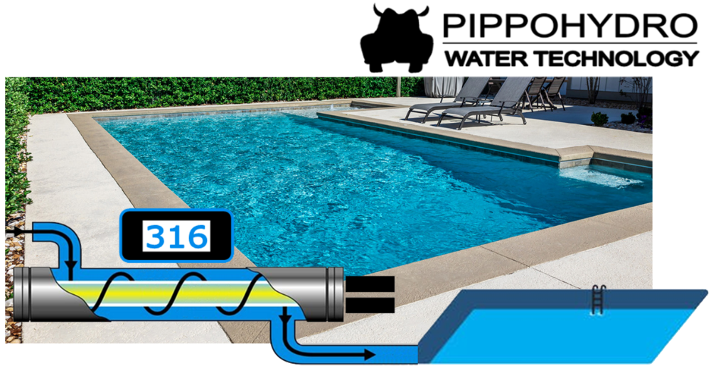 impianto uv ultravioletti trattamento acqua piscina