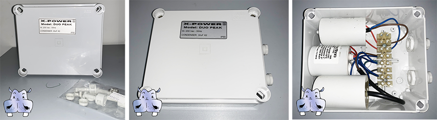 Disgiuntore elettromeccanico italfarad itf06 spunto per pompa sommersa motori asincroni monofase motore elettrico 220v 240v 16A 50Hz 60Hz