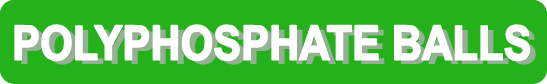 sali di polifosfato in sferette a rilascio graduale - polyphosphate salts in gradual release spheres -