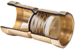 valvola in ottone