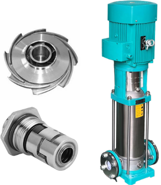 pompe verticale per acqua univer serie inox aisi 316